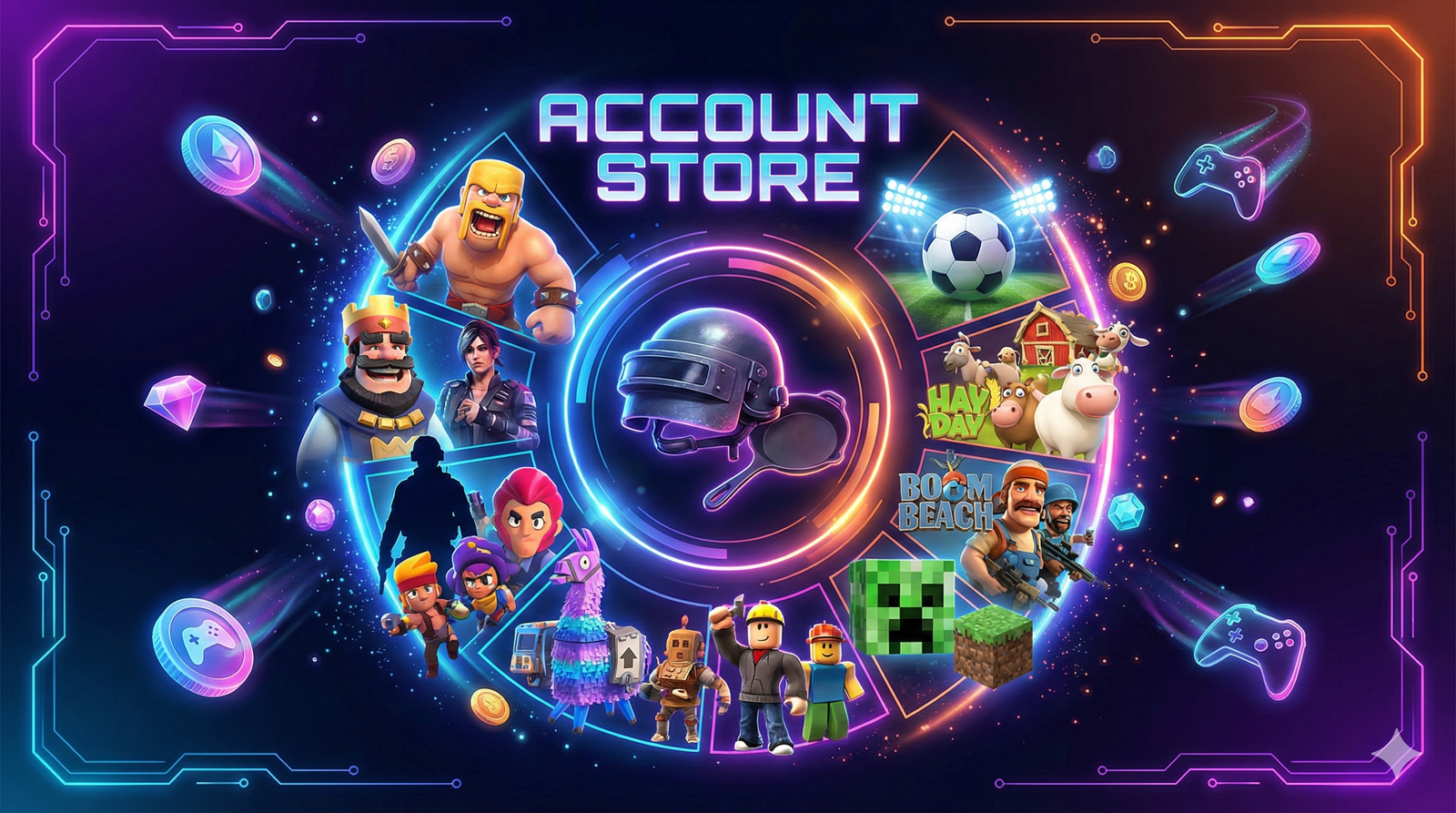 منصة حسابات الألعاب الرقمية